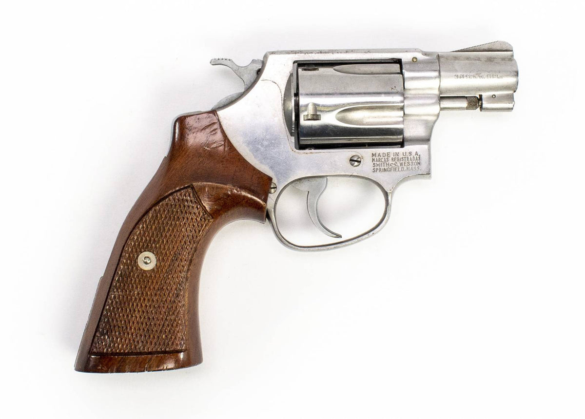 S&W 60 .38 Special 1 7/8' Barrel Stainless Steel Custom Grips Revolver7112