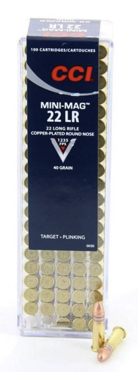 CCI Mini-Mag 22LR 40gr Copper-Plated Round Nose 5000rd Case