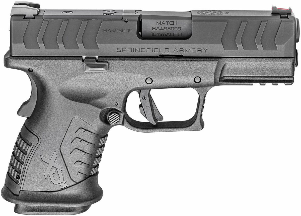 Springfield Armory XDME93810CBHCOSP XD-M Elite Compact OSP 10mm Auto 3.80 11+1 Black Melonite Steel Slide/Barrel with Optic Cut Black Interchangeable Backstrap Grip Includes 2 Mags