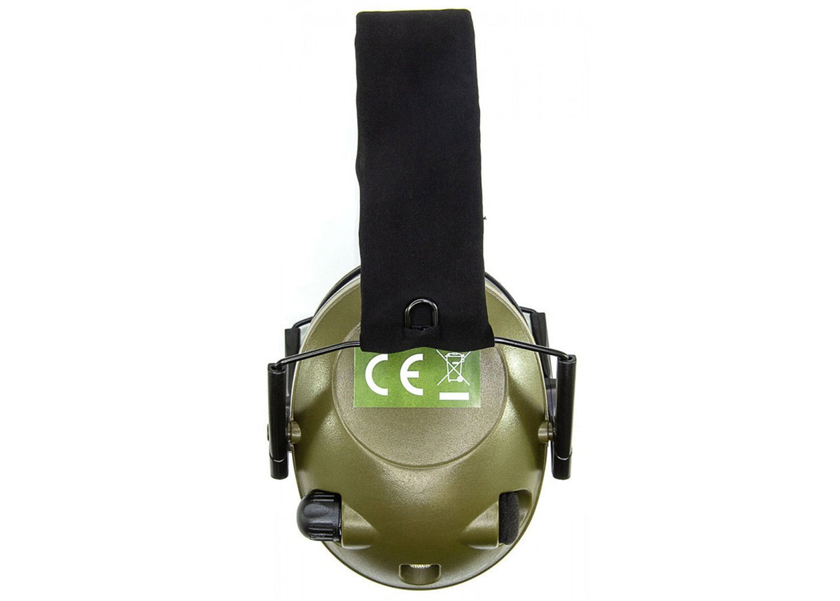 Padded Active Ear Electronic Defenders 85dB - Olive Drab Green