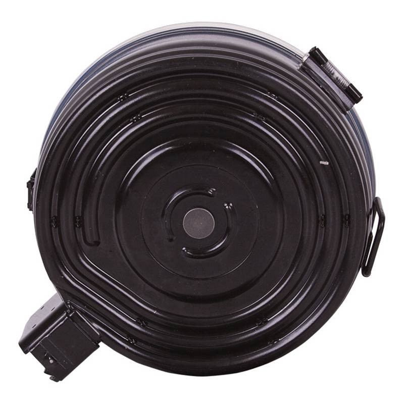 AK47 7.62x39mm 75rd Detachable Drum Magazine with Clear Cover