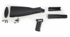 US Made 4pc AK Black Poly Stock Kit