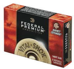 Federal P209TC Premium Vital-Shok 20 Gauge 3 5/8 oz Sabot Slug Shot 5 Bx/ 50 Cs