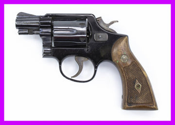 S&W 12-2 AIRWEIGHT 38 SPECIAL 2 BARREL FIXED SIGHTS SQUARE BUTT BLUED