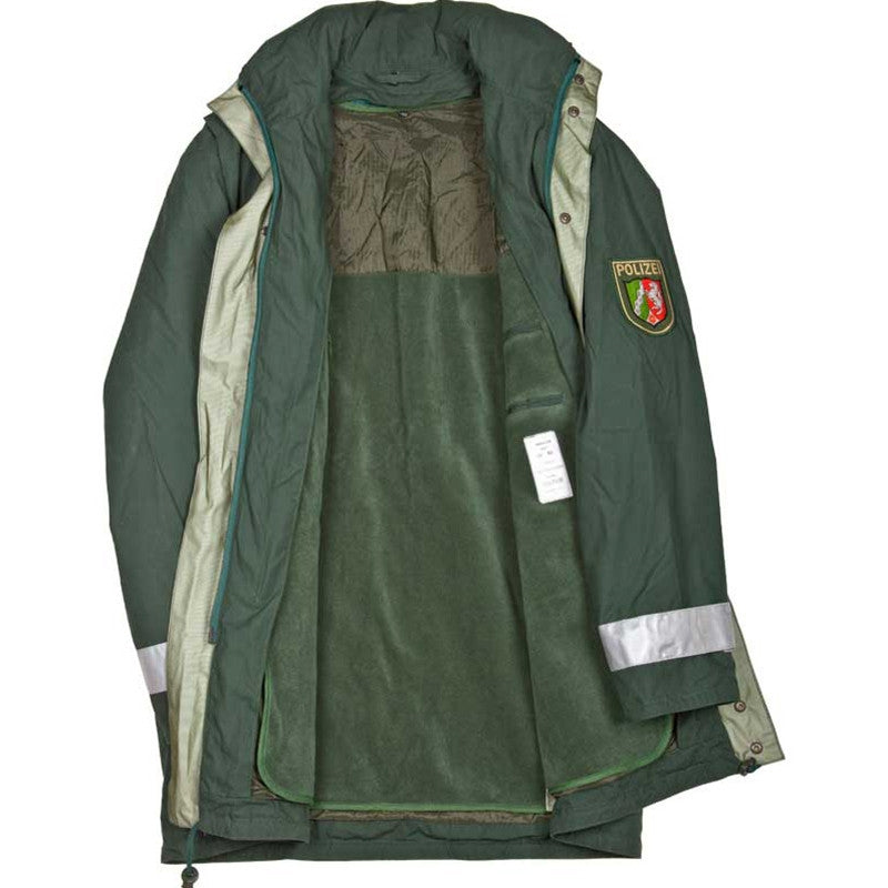 German Police Gore-Tex Parka with Liner - Extra Large - Used