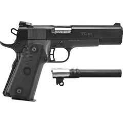 Rock Island 51687 TCM Rock Standard FS HC Combo Semi-Automatic 22 TCM/9mm Luger 5 17+1 Black Polymer Grip Black Parkerized