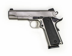 SDS Imports 1911, 45 ACP Carry 4.25 8+1 Stainless Steel Black Polymer Grip