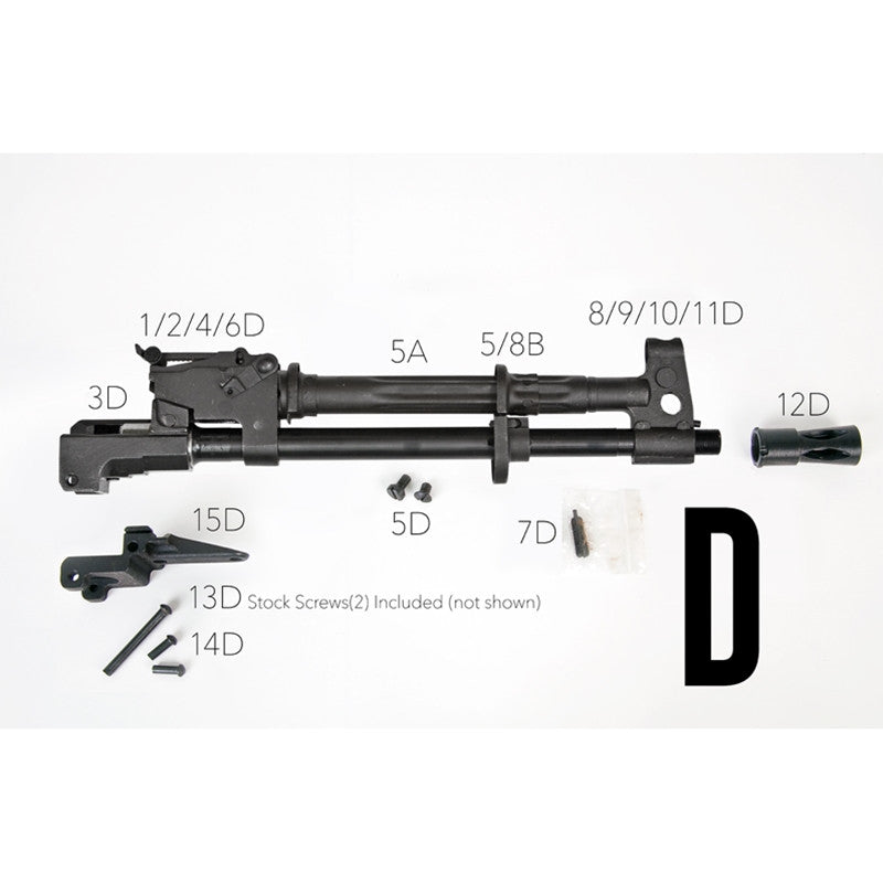 AK47 Romanian PM-90 AIMR AK-47 7.62x39 Parts Kit with Side-Folding Stock NOW with Populated NEW! 12 USA Made Nitrided Barrel