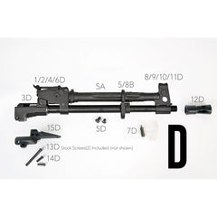 AK47 Romanian PM-90 AIMR AK-47 7.62x39 Parts Kit with Side-Folding Stock NOW with Populated NEW! 12 USA Made Nitrided Barrel