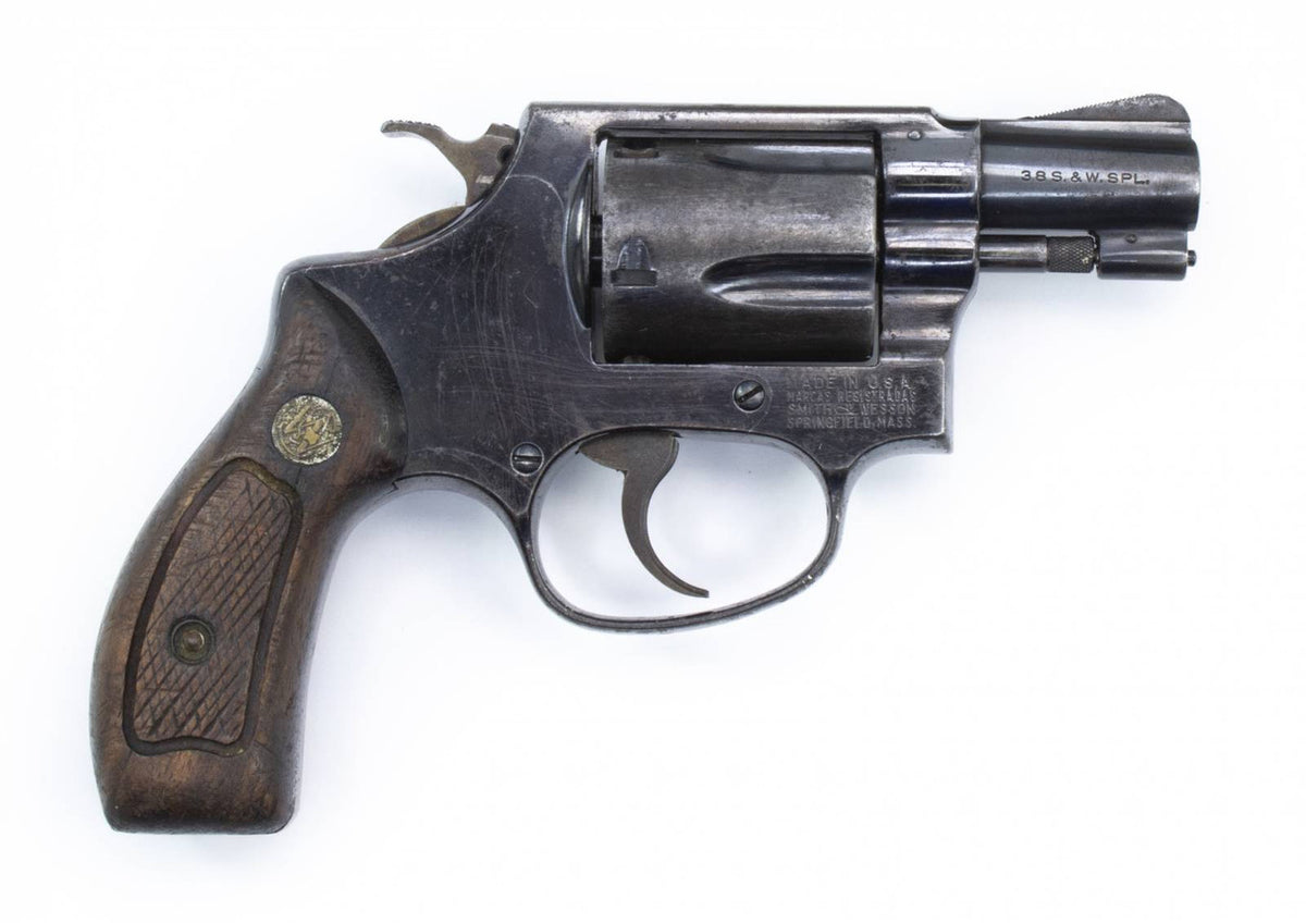 S&W 36 Revolver, .38 Special, 2 Barrel, Fixed Sight, Blued