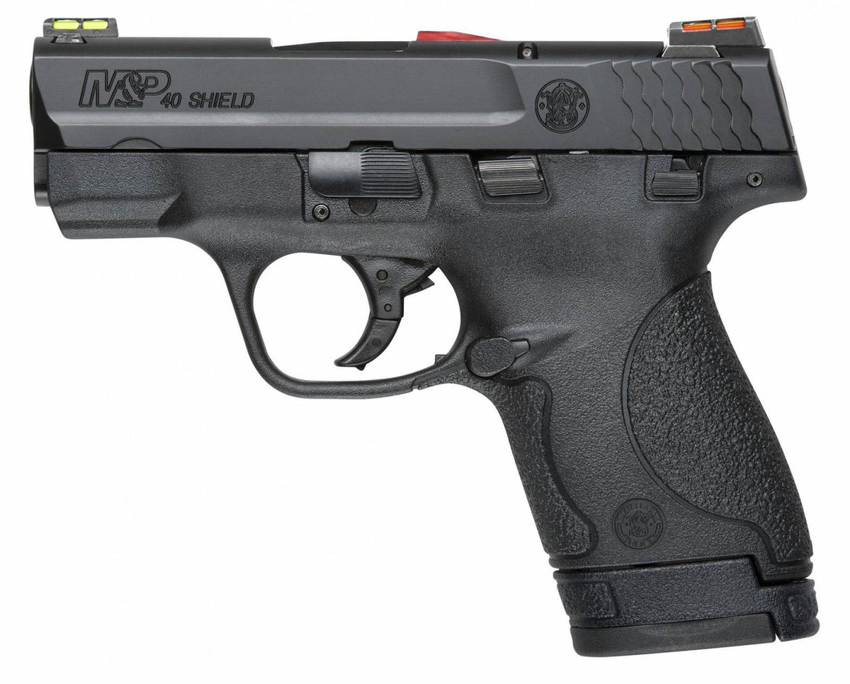 Smith & Wesson M&P Shield *CA Compliant .40 S&W 3.1" Barrel 6+1 & 7+1 Black Black Armornite Stainless Steel Black Polymer Grip
