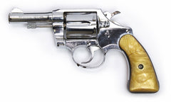 Colt Detective Special Revolver, .38 Special, 3 Barrel, Nickel3543