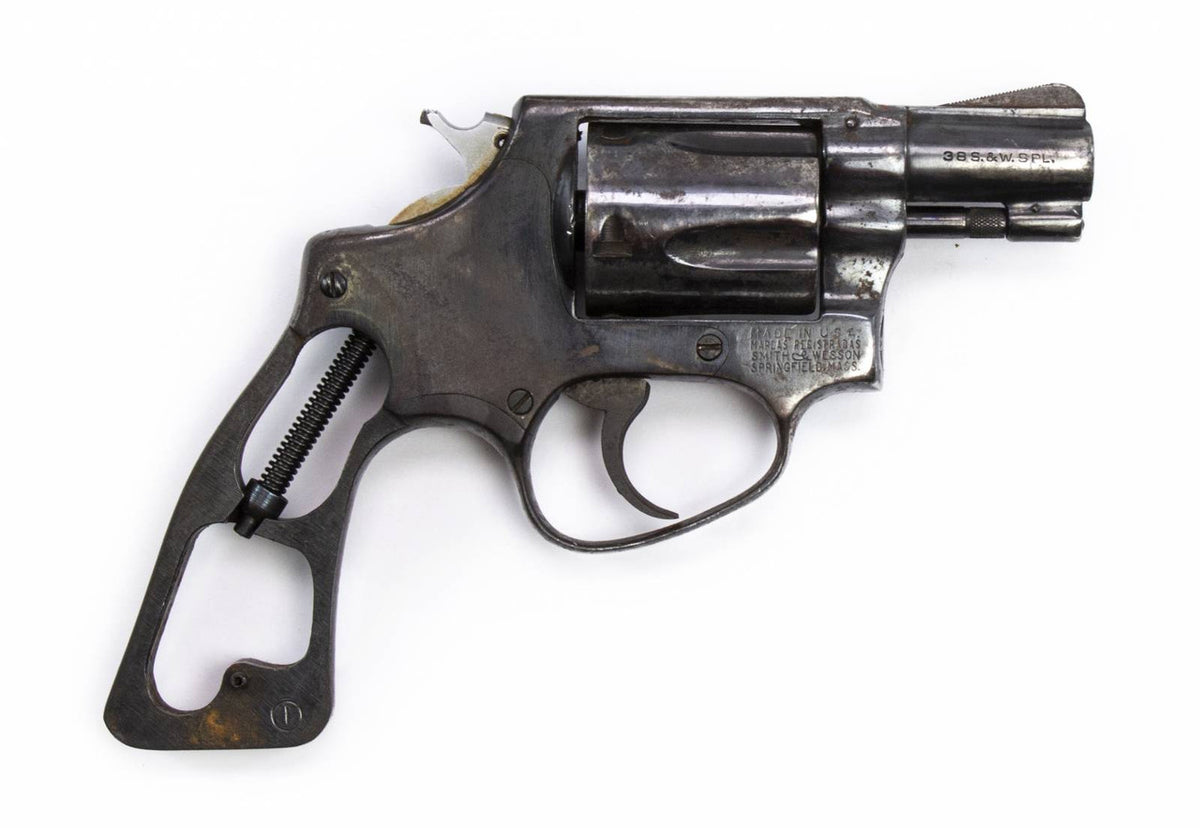 S&W 36, .38 Special 2" BARREL BLUED FIXED SIGHT SQUARE BUTT