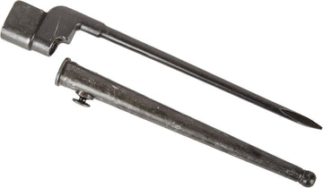 British Enfield Spike Bayonet with Scabbard - Used