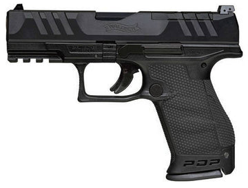 Walther Arms 2851229 PDP Compact Optic Ready 9mm Luger 4 15+1 Black Black Steel Slide Performance Duty Textured Black Polymer Grip