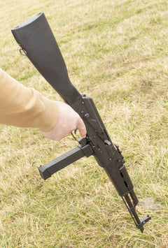 Century Arms WASR-M 9mm Luger 17.25 Barrel w/ Synthetic Stock, Black Polymer Grip & Furniture
