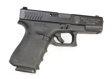 Glock G23 Gen 3 .40cal Semi-Auto 4" Barrel Fixed Sights Factory Handgun with Puerto Rico Police Crest - Excellent Condition