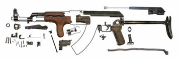 Romanian Model 65 AKM-47 7.62x39 Underfolder Parts Kit - Numbers Matching - Good Bluing - Year 1983