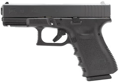 Glock PI2350203 G23 Gen 3 Compact 40 S&W 4.02 13+1 Black Steel Slide Black Polymer Grip Fixed Sights
