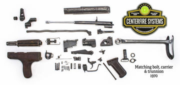 Romanian Model 65 AKM-47 7.62x39 Underfolder Parts Kit - Numbers Matching - Worn Bluing2466