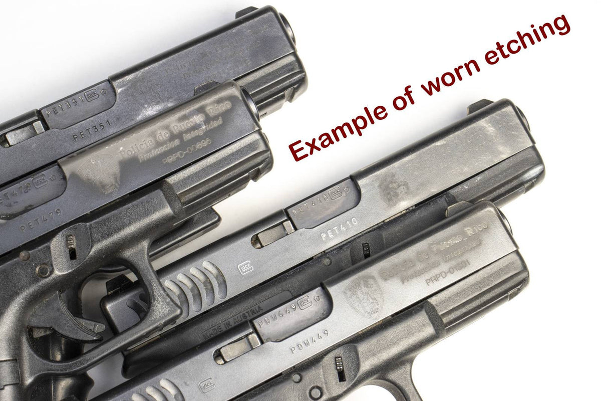 The Glock G23 Gen 3 RTF2 .40cal Semi-Auto 4" Barrel Fixed Sights Factory Handgun with Puerto Rico Police Crest G LC