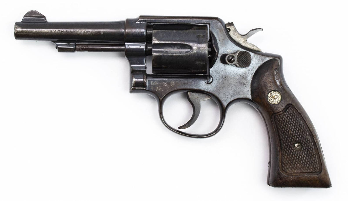 S&W 10-2 38SPL DOUBLE ACTION 4 BARREL BLUED