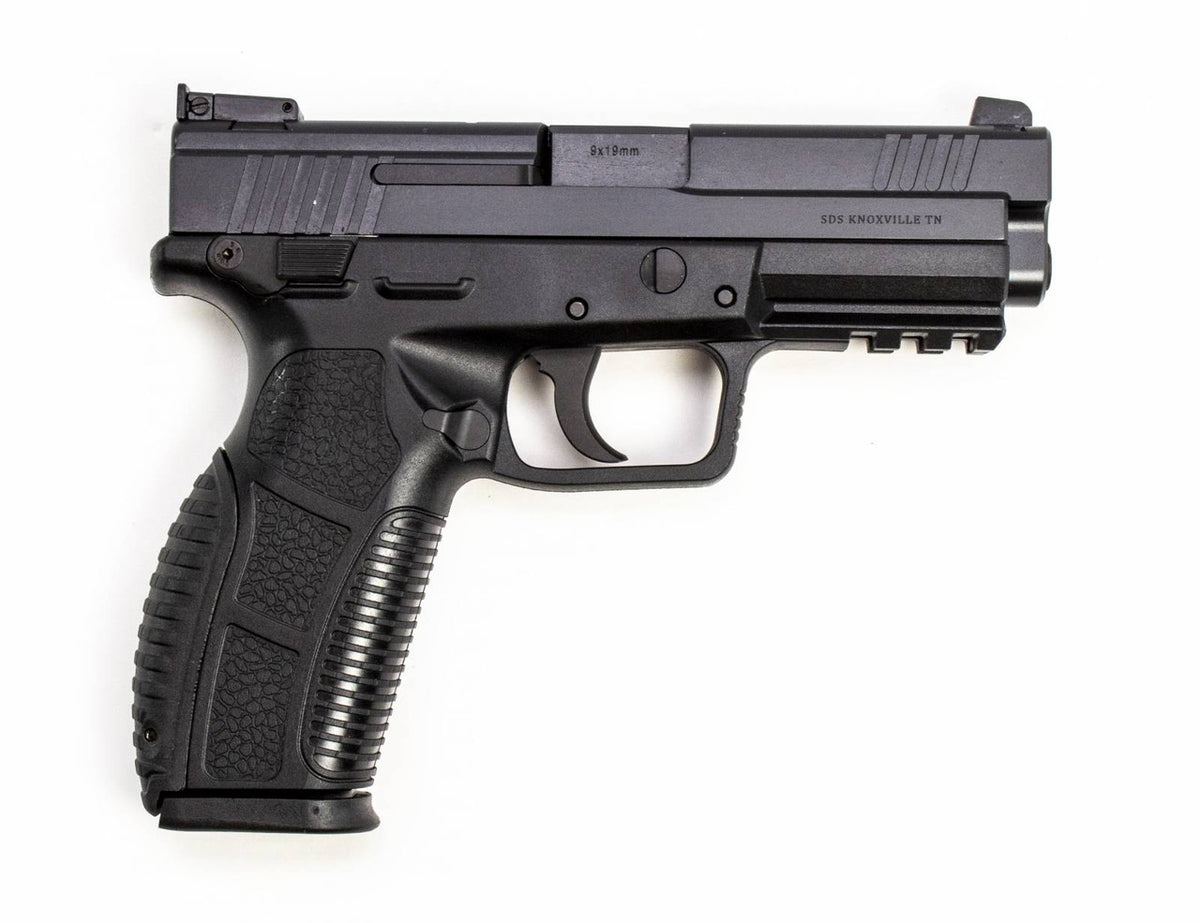 SDS Imports 9mm  4 18+1 PX-9 with (2) Black Steel Slide Interchangeable Backstrap Grip