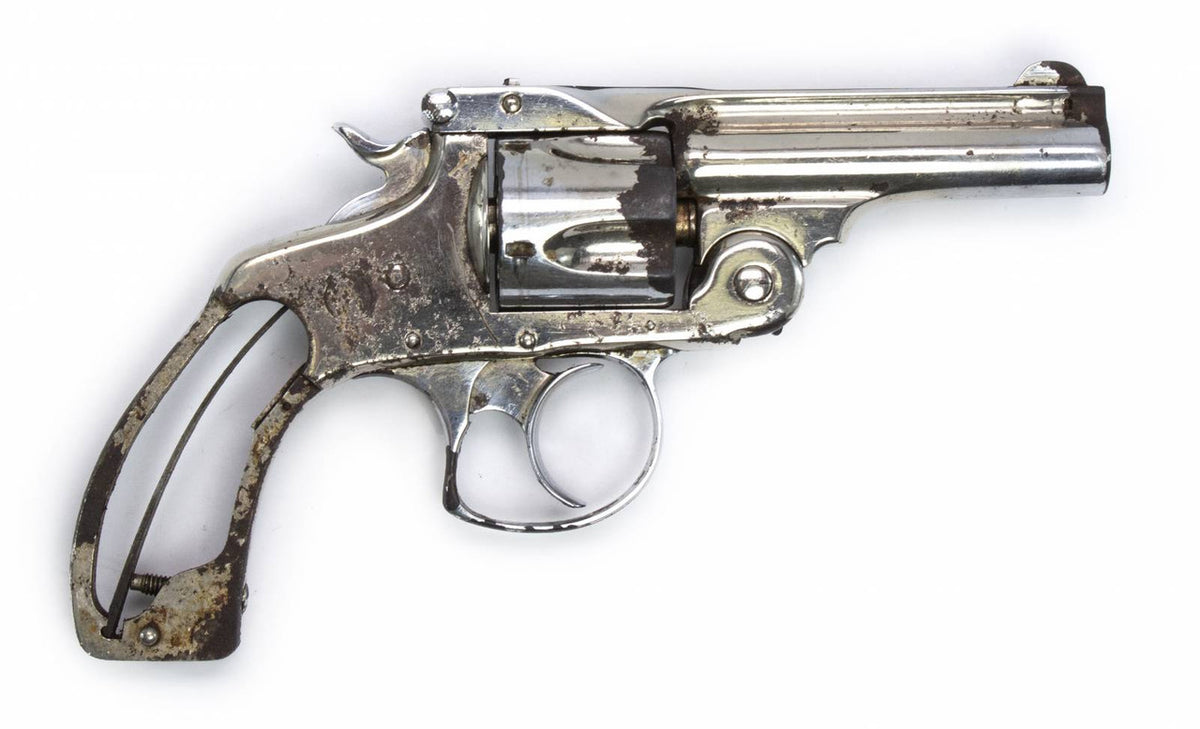 IVER JOHNSON TOPBREAK 32 S&W 3 BARREL CHROME
