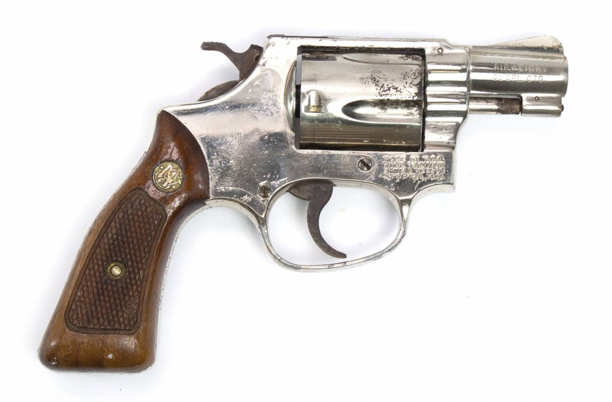 S&W Revolver 37, 38 Special 2 Barrel, Fixed Sights, Nickel4653