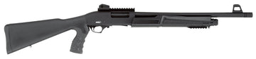TriStar 23162 Cobra III Force Pump 12 Gauge 3 18.50 5+1 Black Rec/Barrel Black Fixed Pistol Grip Stock Right Hand Includes 1 Extended Cylinder MobilChoke