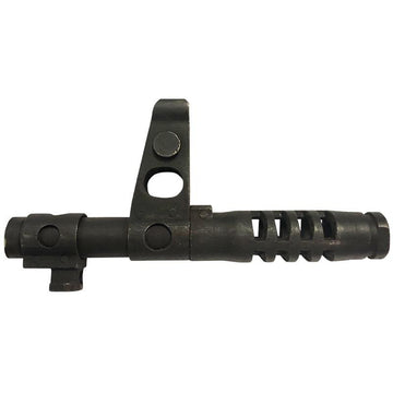 Romanian PSL/FPK 7.62x54R Muzzle Brake with Front Sight and Bayonet Lug on Barrel Stub
