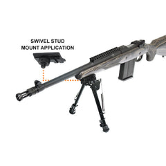 UTG TL-BP88Q Tactical OP Bipod with QD Lever Mount Black Metal 8-12.4