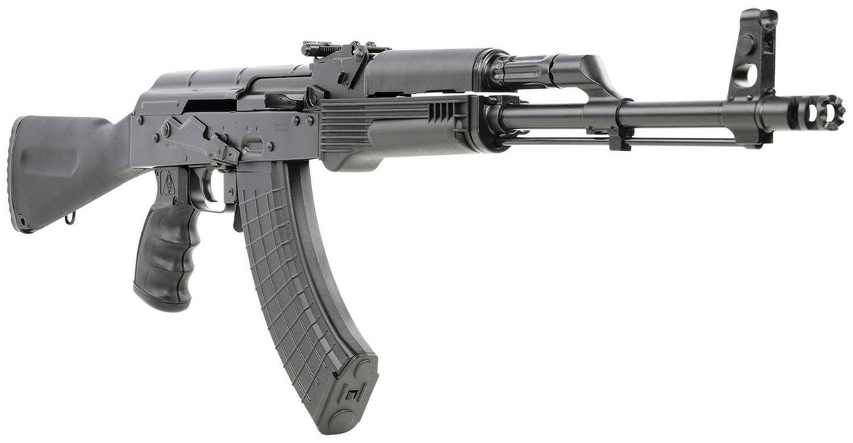 Pioneer Arms POLAKSCT AK-47 Sporter 7.62x39mm Caliber with 16.30 Barrel, 30+1 Capacity, Black Receiver Finish, Black Polymer Sporter Stock & Grip Right Hand