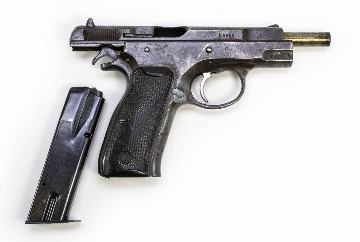 Ceska CZ75 9mm Caliber Black Pistol - Used Condition