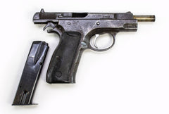 Ceska CZ75 9mm Caliber Black Pistol - Used Condition