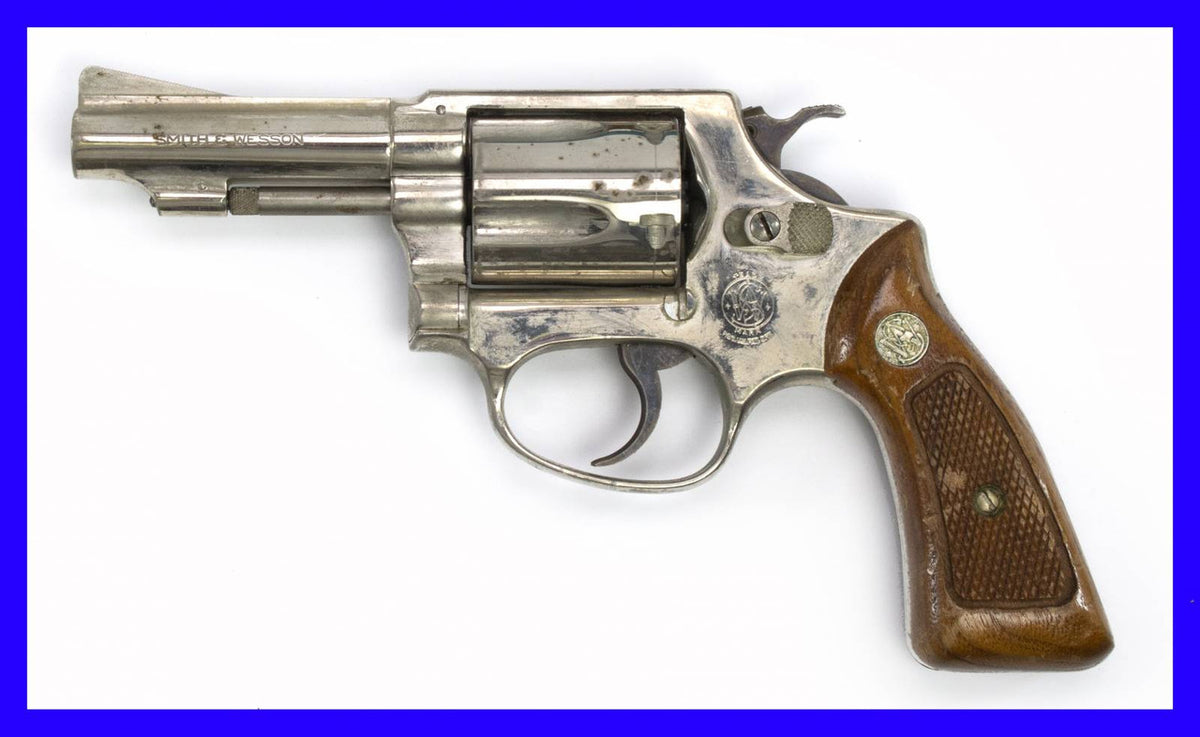 S&W 37 Airweight, 38 Special, 3 Barrel, Fixed Sights, Nickel Revolver4296