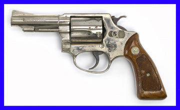 S&W 37 Airweight, 38 Special, 3 Barrel, Fixed Sights, Nickel Revolver4296