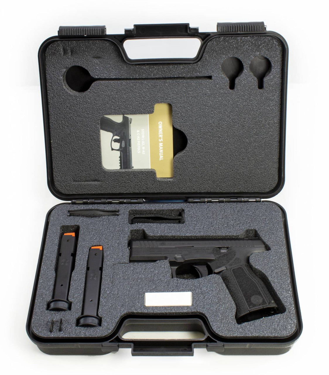 Steyr 9mm Luger 4 17+1 M9-A2 MF Black Black Interchangeable Backstrap Grip