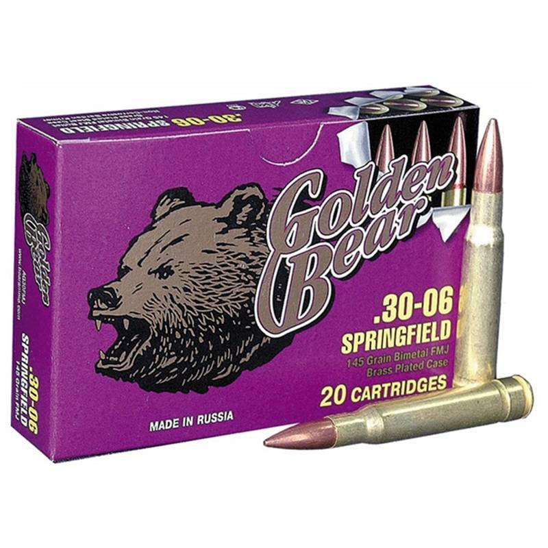 Golden Bear .30-06 Springfield FMJ 145GR 20rds