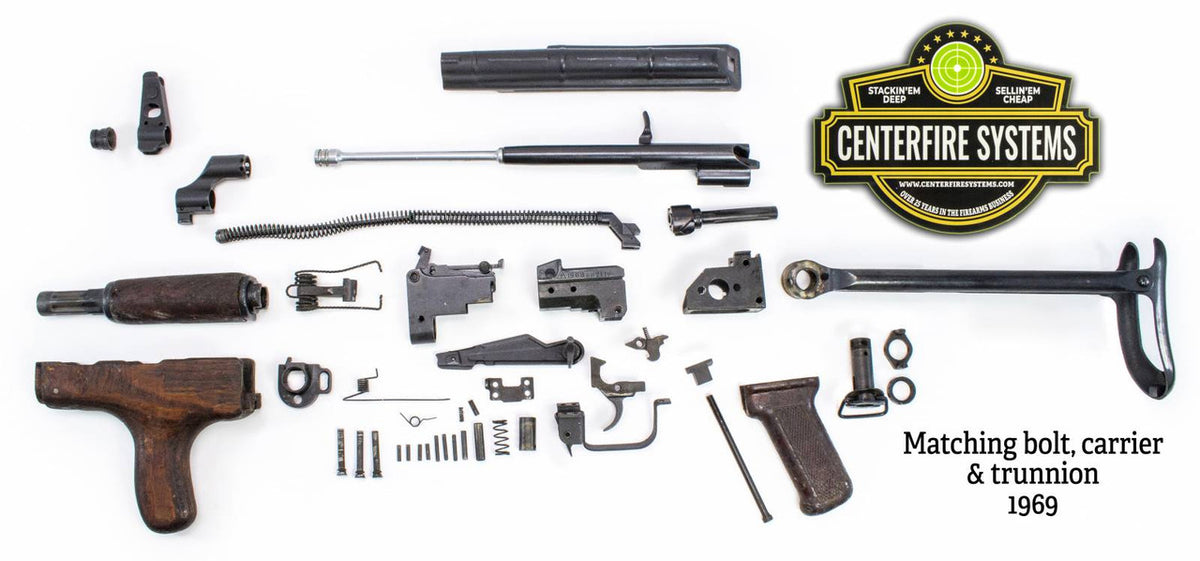Romanian Model 65 AKM-47 7.62x39 Underfolder Parts Kit - Numbers Matching - Good Bluing - Year 1969