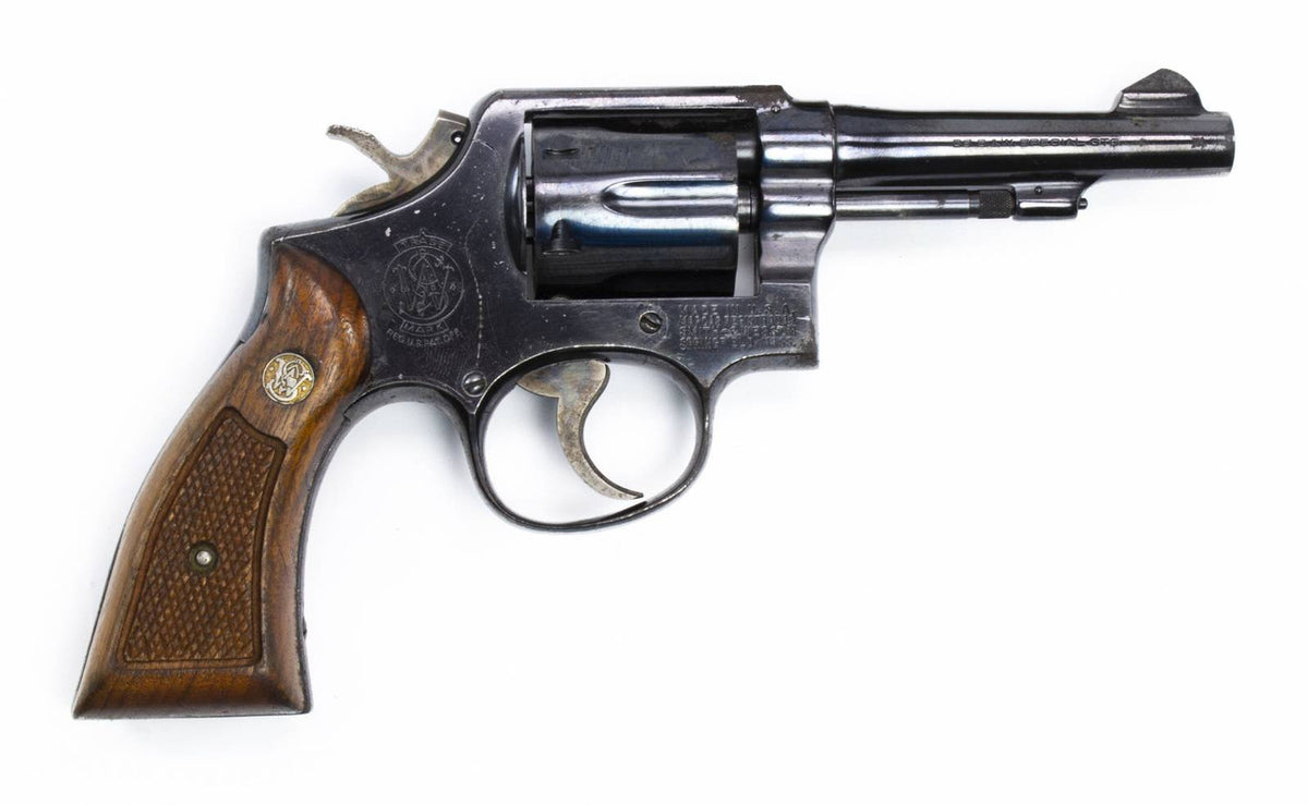 REV S&W 10-5 38SPL 4TPR BBL SQUARE BUTT BLUE