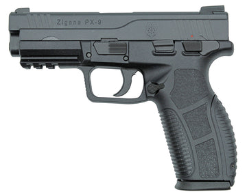 SDS Imports ZPX9 Zigana PX9 9mm Luger 4.50 18+1 Black Melonite Steel Slide Black Interchangeable Backstrap Grip