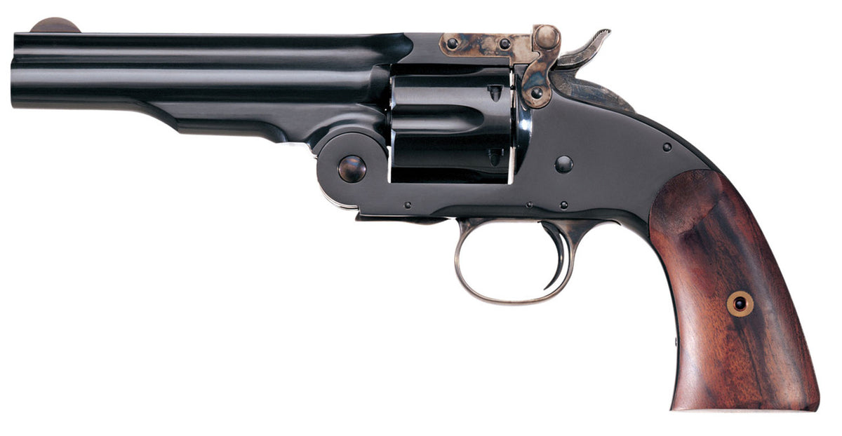 Taylors and Company 0855 Second Model Schofield 45 Colt (LC) 6 Round 5 Blued Walnut Grip