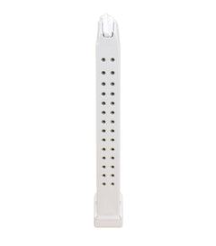 Glock Compatible 9mm 33rd WHITE Reinforced Steel Lined Polymer Magazine