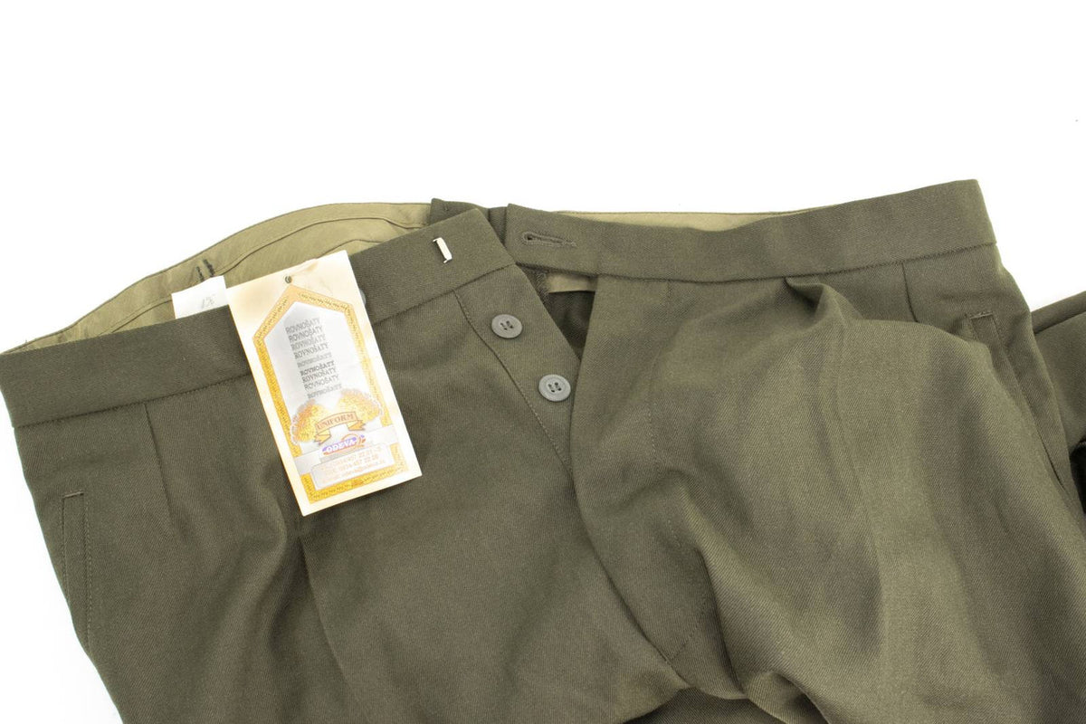 Slovakian Green Army Uniform Pants - Size 4-58