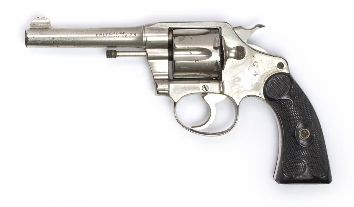 Colt Police Positive, C&R, Revolver, .38 S&W, 4 Barrel, Nickel