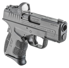 Springfield Armory XDSG93345BCT XD-S Mod.2 OSP 45 ACP 3.30 5+1, 6+1 Railed Black Frame Black Melonite Steel with Optic Cut Slide Enhanced Textured Black Polymer Grip Includes 2 Mags & Crimson Trace Red Dot