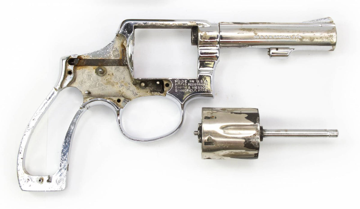 S&W 10-5 Revolver, .38 Special, 4 Heavy Barrel, Nickel