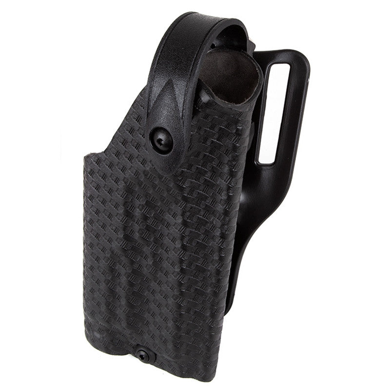 Safariland SLS Mid-ride Level II Retention Duty Holster with STX Basket Weave for G17/22/31 with Attached Light