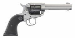 Ruger 2003 Wrangler  22 LR 6 Round 4.62 Silver Cerakote Silver Cerkoate Aluminum Black Checkered Polymer